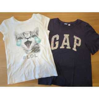 ギャップキッズ(GAP Kids)のGAP KIDS Tシャツ ２枚セット130.140(Tシャツ/カットソー)