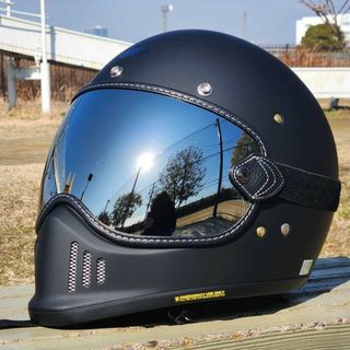 SHOEI EX-ZERO 専用設計　ゴーグル　シルバーミラー　シールド　(ヘルメット/シールド)