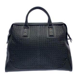 ボッテガヴェネタ(Bottega Veneta)のBOTTEGA VENETA(ボッテガヴェネタ) ボストンバッグ イントレチャート 154922 黒 レザー(ボストンバッグ)