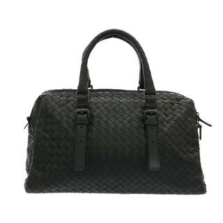 ボッテガヴェネタ(Bottega Veneta)のBOTTEGA VENETA(ボッテガヴェネタ) ハンドバッグ イントレチャート 黒 レザー(ハンドバッグ)