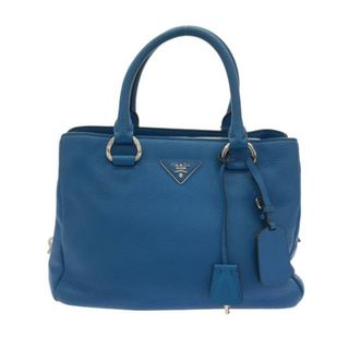 プラダ(PRADA)のPRADA(プラダ) ハンドバッグ - BN2853 ブルー 革タグ ヴィッテロダイノレザー(ハンドバッグ)