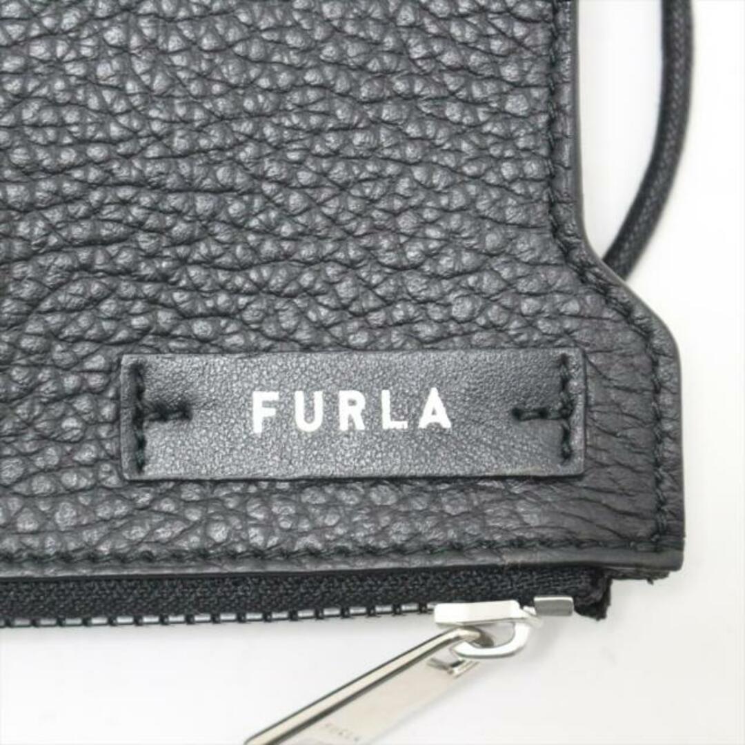 Furla(フルラ)のFURLA(フルラ) ショルダーバッグ美品  - EBO2MRO 黒 スマートフォンケース付き/ミニバッグ レザー レディースのバッグ(ショルダーバッグ)の商品写真