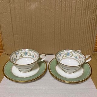 ノリタケ(Noritake)のノリタケ　ヨシノ　カップ＆ソーサー   2客(グラス/カップ)