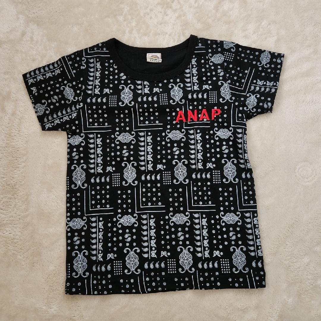 ANAP Kids(アナップキッズ)のANAPKIDS GU 半袖Tシャツ 5枚セット 110 キッズ/ベビー/マタニティのキッズ服男の子用(90cm~)(Tシャツ/カットソー)の商品写真