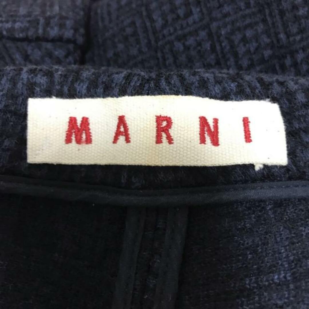 Marni(マルニ)のMARNI(マルニ) コート レディース 黒×ダークグレー レディースのジャケット/アウター(その他)の商品写真