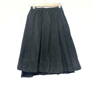 ハナエモリ(HANAE MORI)のHANAE MORI(ハナエモリ) スカート サイズ9 M レディース 黒(その他)