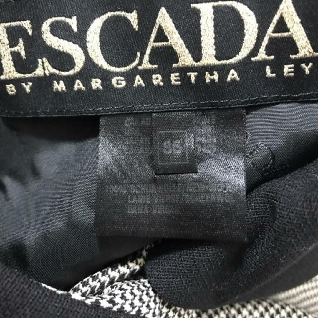 ESCADA(エスカーダ)のESCADA(エスカーダ) ジャケット サイズ35 M レディース 黒×ライトグレー×アイボリー 千鳥格子 レディースのジャケット/アウター(その他)の商品写真