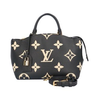 ルイヴィトン(LOUIS VUITTON)のルイヴィトン プティパレPM バイカラーモノグラム ショルダーバッグ バイカラーモノグラム M58913 ブラック レディース LOUIS VUITTON  中古(ショルダーバッグ)