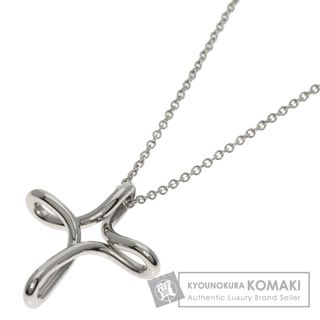 ティファニー(Tiffany & Co.)のTIFFANY&Co. インフィニティクロス  ネックレス PT950 レディース(ネックレス)