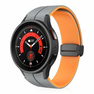 【サイズ:GalaxyWatch6/5/4専用_色:グレー/オレンジ】[ReHo