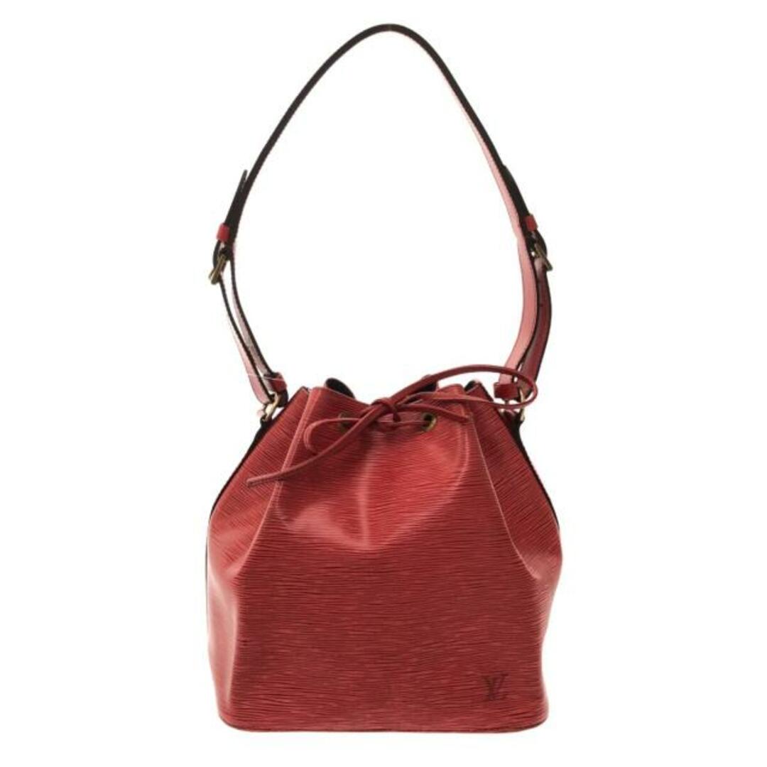 LOUIS VUITTON(ルイヴィトン)のLOUIS VUITTON(ルイヴィトン) ショルダーバッグ エピ プチ・ノエ M44107 カスティリアンレッド レザー（LVロゴの刻印入り） レディースのバッグ(ショルダーバッグ)の商品写真