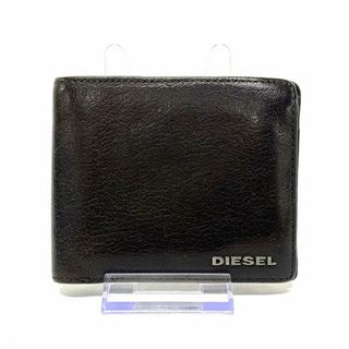 ディーゼル(DIESEL)のDIESEL(ディーゼル) 2つ折り財布 - ダークブラウン レザー(財布)