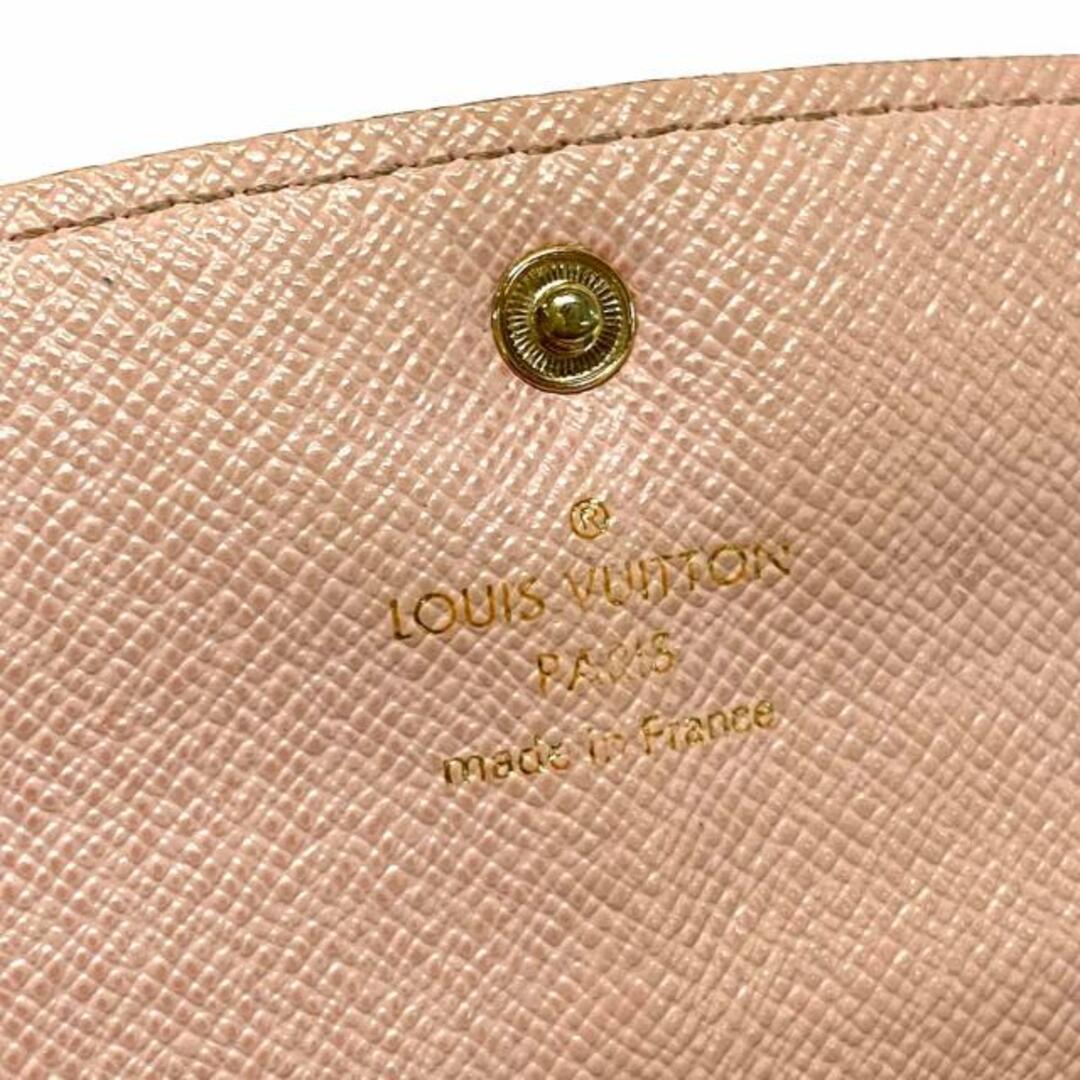 LOUIS VUITTON(ルイヴィトン)のLOUIS VUITTON(ルイヴィトン) 長財布 ダミエ ポルトフォイユエミリー N41625 ローズバレリーヌ  イニシャル刻印 ダミエ・アズール キャンバス レディースのファッション小物(財布)の商品写真