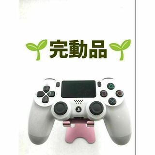 PS4 コントローラー DUALSHOCK4 純正 ホワイト　b4768(その他)
