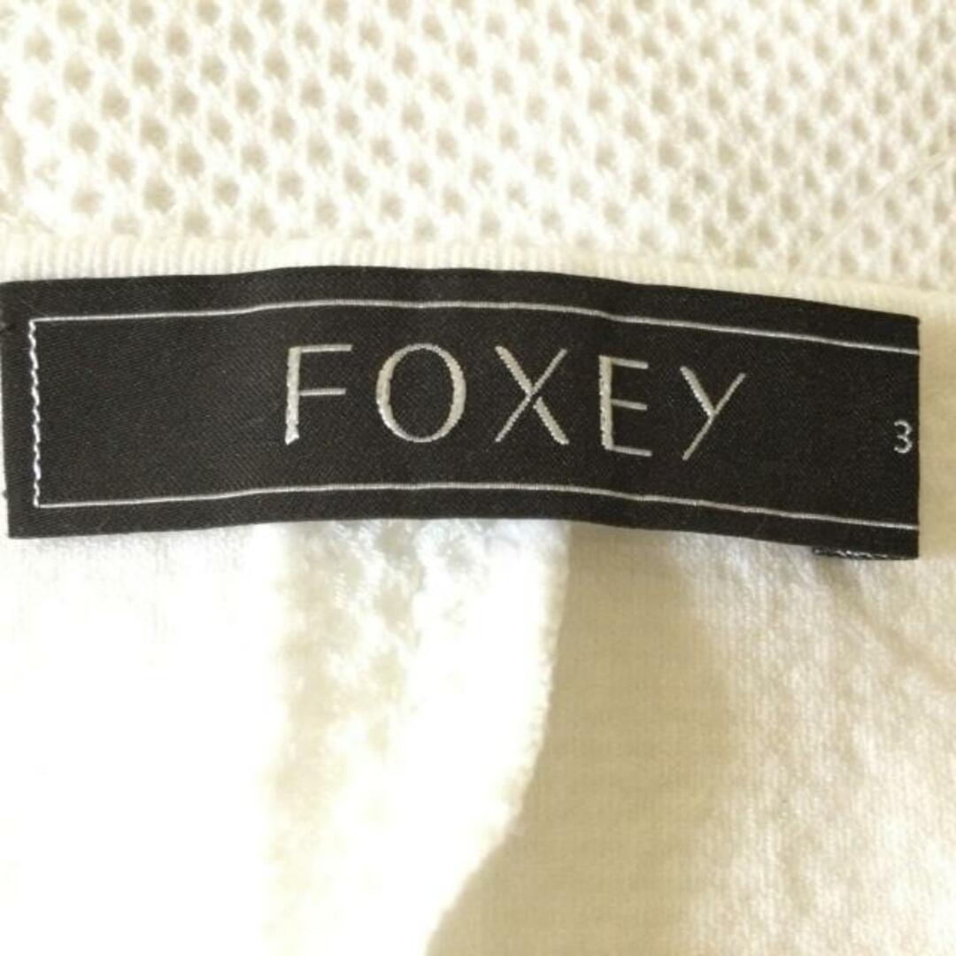 FOXEY(フォクシー)のFOXEY(フォクシー) オールインワン サイズ3 L レディース - 白 ショート(ひざ上丈) レディースのパンツ(オールインワン)の商品写真