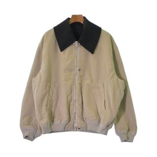 JIL SANDER ブルゾン（その他） 52(XXL位) ベージュx黒 【古着】【中古】