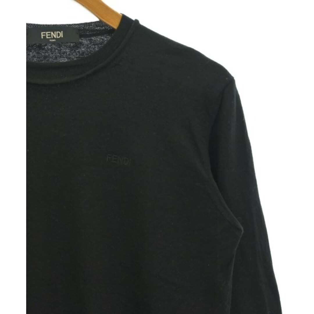 FENDI フェンディ ニット・セーター 46(M位) 黒 【古着】 FENDI フェンディ ニット・セーター 46(M位) 黒 【古着】