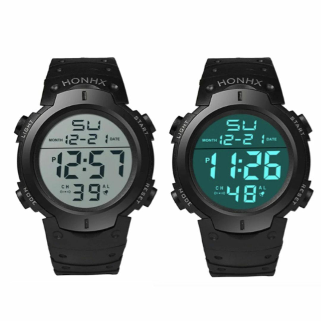 HONHX 腕時計 デジタル腕時計 3気圧防水 ダイバーズウォッチ メンズの時計(腕時計(デジタル))の商品写真