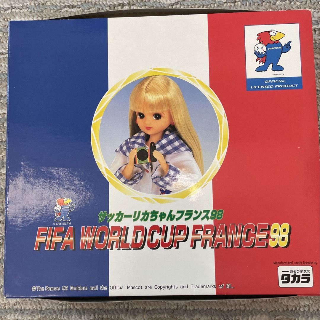 Takara Tomy(タカラトミー)の【未開封・レア】リカちゃん　サッカーリカちゃん　フランス98 キッズ/ベビー/マタニティのおもちゃ(ぬいぐるみ/人形)の商品写真