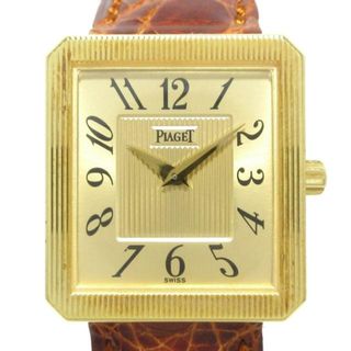 PIAGET(ピアジェ) 腕時計 プロトコール 84154 ボーイズ K18YG/革ベルト ゴールド