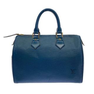 ルイヴィトン(LOUIS VUITTON)のLOUIS VUITTON(ルイヴィトン) ハンドバッグ エピ スピーディ25 M43015 トレドブルー レザー（LVロゴの刻印入り）(ハンドバッグ)