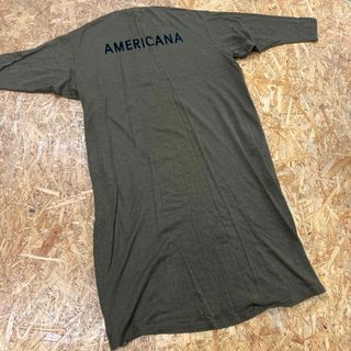 アメリカーナ(AMERICANA)のAMERICANA コットン　サイドジップ　ワンピース　スウェットワンピース(ロングワンピース/マキシワンピース)