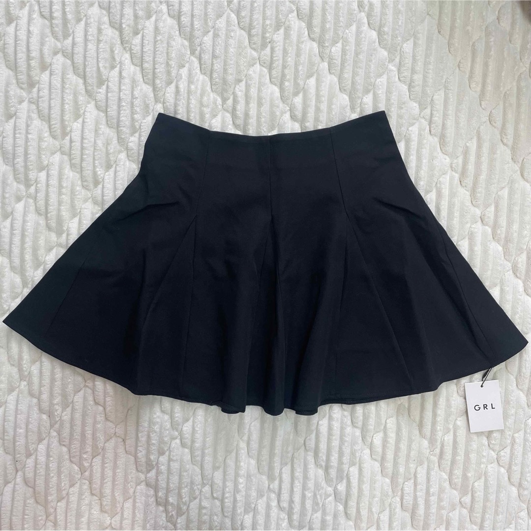 GRL(グレイル)のGRL at1747 インパン裏地付きフレアミニスカート レディースのスカート(ミニスカート)の商品写真