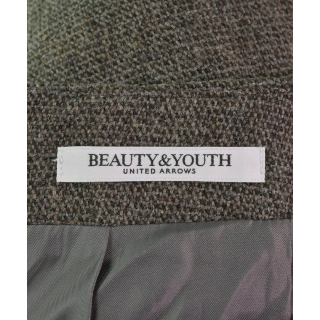 BEAUTY&YOUTH UNITED ARROWS(ビューティアンドユースユナイテッドアローズ)のBEAUTY&YOUTH UNITED ARROWS ひざ丈スカート S 茶系 【古着】【中古】 レディースのスカート(ひざ丈スカート)の商品写真