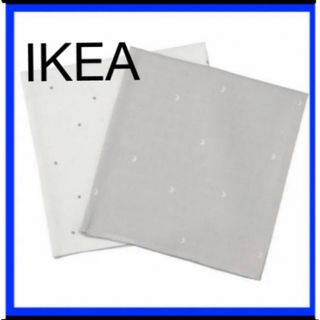 IKEA LEN レーン モスリン, 水玉模様/月模様　70x70 cm 2枚組