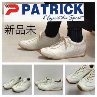 パトリック(PATRICK)の新品未■PATRICK パトリック■レザー スニーカー パミール エクリュ 36(スニーカー)