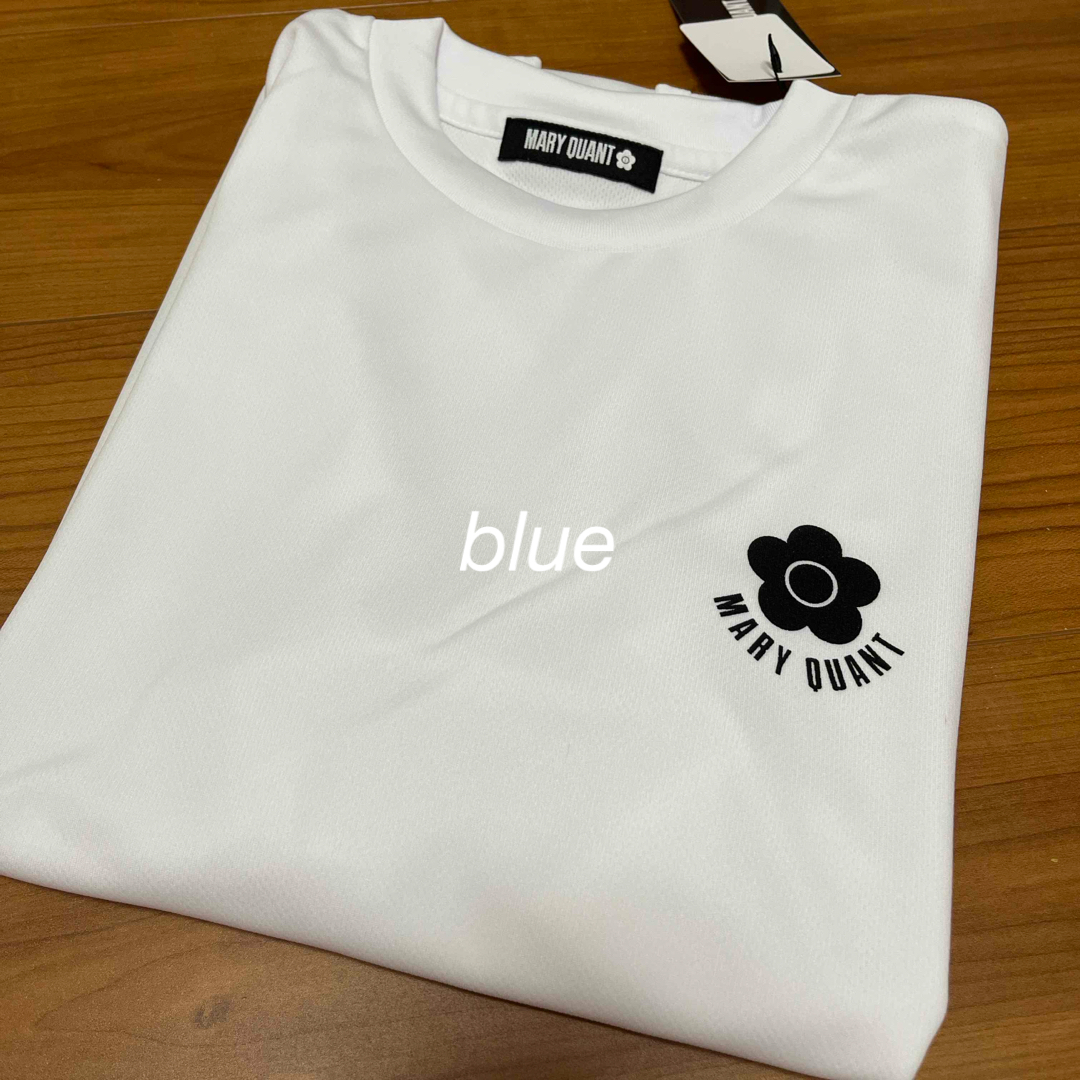 MARY QUANT(マリークワント)のマリークワント　ロゴドライタッチTシャツ　ホワイトL レディースのトップス(Tシャツ(半袖/袖なし))の商品写真