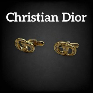 クリスチャンディオール(Christian Dior)の✨希少美品✨ クリスチャンディオール カフスボタン ストーン ゴールド 563(カフリンクス)