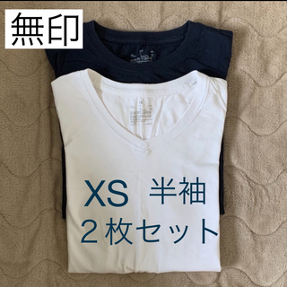 ムジルシリョウヒン(MUJI (無印良品))の【XS】無印　Tシャツ  レディース(Tシャツ(半袖/袖なし))