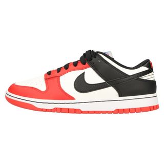 ナイキ(NIKE)のNIKE ナイキ DUNK LOW RETRO EMB NBA 75th Anniversary Chicago Bulls ダンクロースニーカー レッド/ブラック/ホワイト US9/27cm DD3363-100(スニーカー)