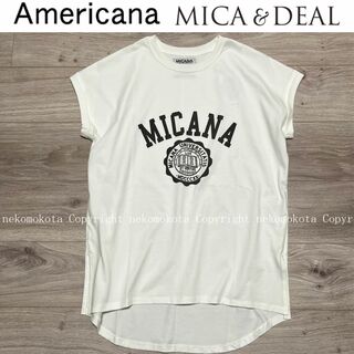 AMERICANA - MICANA アメリカーナ mica&deal カレッジ Tシャツ マイカーナ