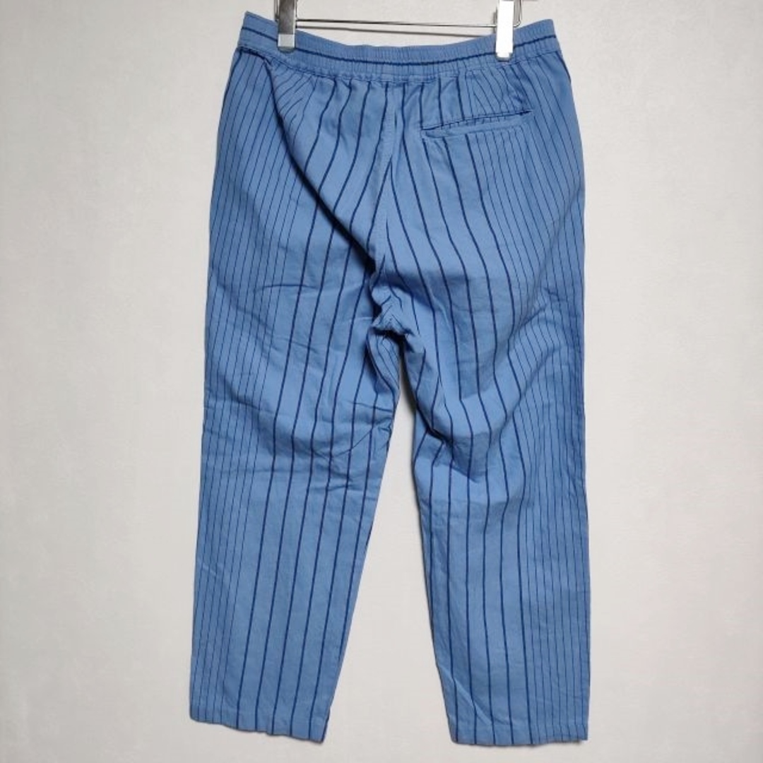 NOMA t.d. N33-ID04 Drawstring Pinstripe Pants ストライプ ウエストゴム パンツ ブルー メンズ ノーマティーディー【中古】4-0411M∞ メンズのパンツ(その他)の商品写真