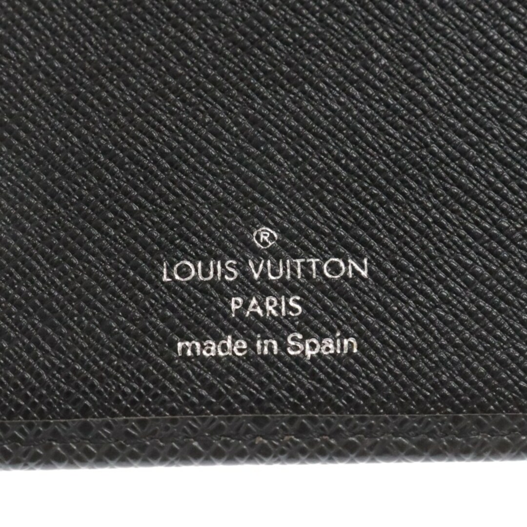 LOUIS VUITTON(ルイヴィトン)のLOUIS VUITTON ルイヴィトン アジェンダポッシュ タイガ アルドワーズ 二つ折り手帳カバー ブラック R20425 メンズのアクセサリー(その他)の商品写真