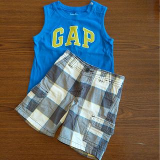 ベビーギャップ(babyGAP)のベビーギャップ　タンクトップ　ハーフパンツ(パンツ/スパッツ)