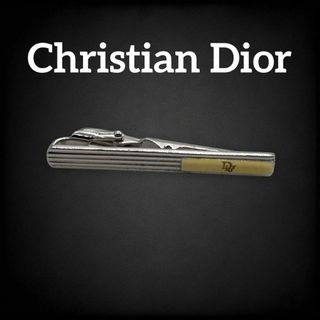 クリスチャンディオール(Christian Dior)のクリスチャンディオール ネクタイピン ロゴ シルバー ゴールド 561(ネクタイピン)