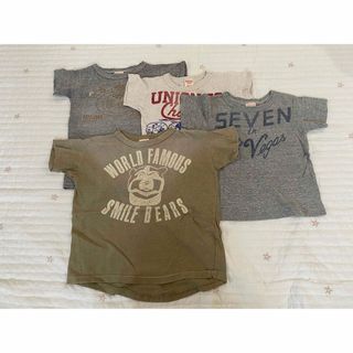 デニムダンガリー(DENIM DUNGAREE)の美品4枚セット♡デニム＆ダンガリー　Tシャツ(Tシャツ/カットソー)