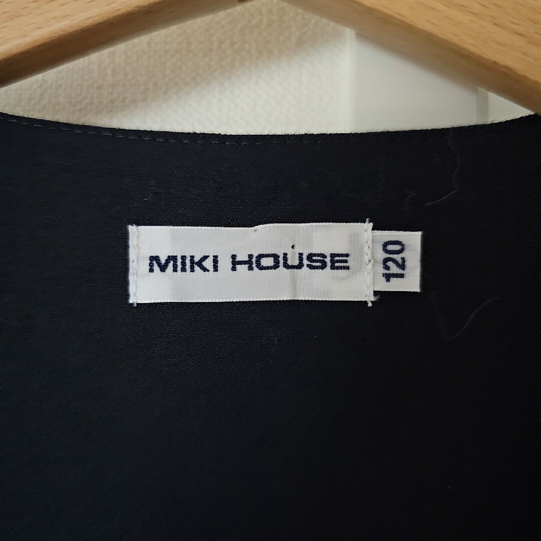 mikihouse(ミキハウス)のミキハウス お受験ワンピース ジャケットセットアップ 120 キッズ/ベビー/マタニティのキッズ服女の子用(90cm~)(ドレス/フォーマル)の商品写真