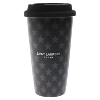 Saint Laurent - SAINT LAURENT PARIS サンローランパリ stars Coffee mug in ceramic コーヒー マグカップ タンブラー ブラック 661053