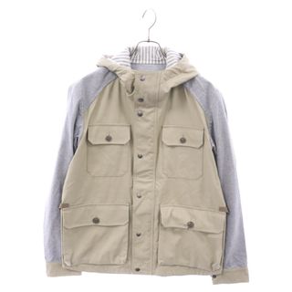 モンクレール(MONCLER)のMONCLER モンクレール TANCREDE GIUBBOTTO タンクレード ジップアップ マウンテンパーカー フーディー ベージュ/グレー 310914108800(マウンテンパーカー)