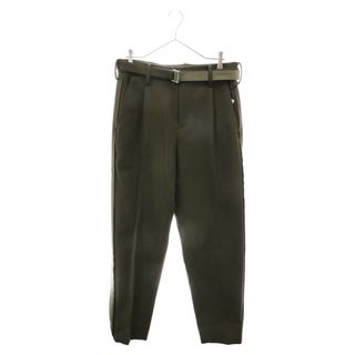 Sacai サカイ 22AW Wool Melton Pants ウールメルトンパンツ 22-02886M カーキ