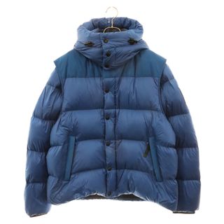 バーバリー(BURBERRY)のBURBERRY バーバリー 22AW デタッチャブルスリーブナイロンダウンジャケット 1759-262 ブルー(ダウンジャケット)