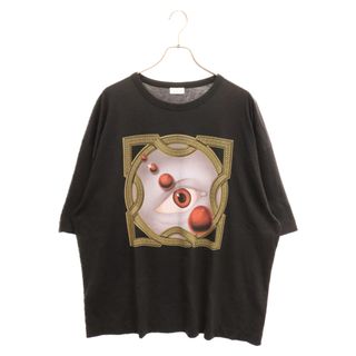 ドリスヴァンノッテン(DRIES VAN NOTEN)のDRIES VAN NOTEN ドリスヴァンノッテン 18AW All Seeing Eye Print T-shirt プリント 半袖クルーネックTシャツ ブラック(Tシャツ/カットソー(半袖/袖なし))