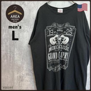 Tシャツ半袖メンズ古着LアメリカGRAN OLE OPRYグランドオールオプリ(Tシャツ/カットソー(半袖/袖なし))