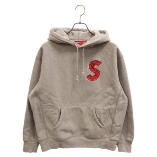 シュプリーム(Supreme)のSUPREME シュプリーム 20AW S Logo Hooded Sweatshirt Sロゴフーデッド スウェットパーカー グレー(パーカー)