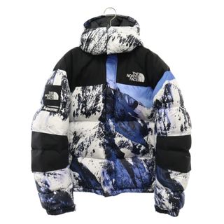 シュプリーム(Supreme)のSUPREME シュプリーム 17AW×THE NORTH FACE ND91701I ザノースフェイス マウンテンバルトロダウンジャケット 雪山 ホワイト/ブルー(ダウンジャケット)