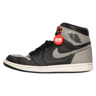 ナイキ(NIKE)のNIKE ナイキ AIR JORDAN 1 RETRO HIGH OG SHADOW 555088-013 エアジョーダン1 ハイカットスニーカー シャドウ グレー/ブラック US9.5/27.5cm(スニーカー)